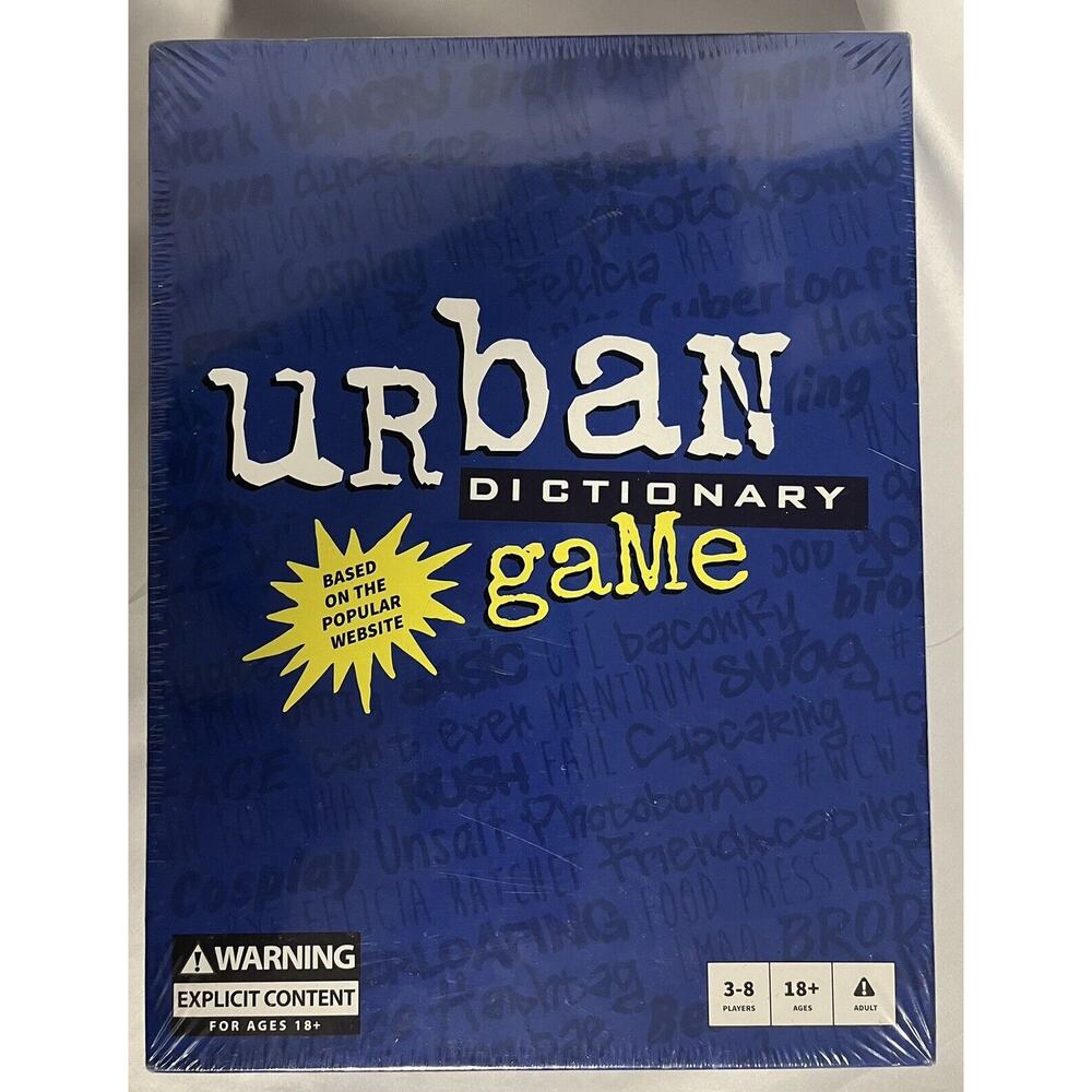 URBAN DICTIONARY‎ Game Sealed New 18+ Adult Game Buffalo Games
